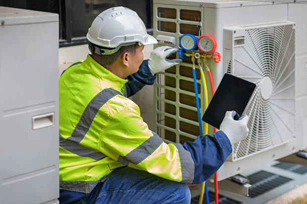 Professional Ductwork Repair technician working in Eva, TN